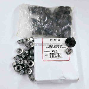 Mower Bolt Kit, Disc Mower Blade, 25 Count