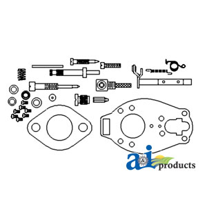 Carburetors & Kits Carburetor Kit, Massey Ferguson Complete