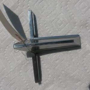 Case IH Internationa Hood Ornament, Front, Chrome
