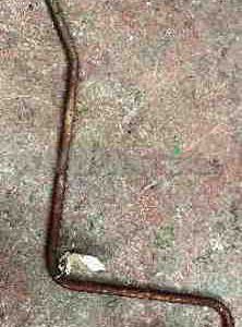 Case IH Internationa Tube, Oil Cooler Outlet Front
